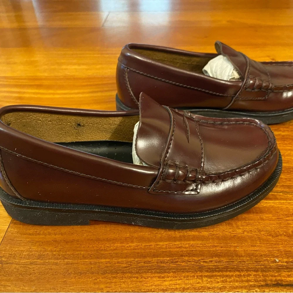 Sperry Kids Burgundy Penny Loafers